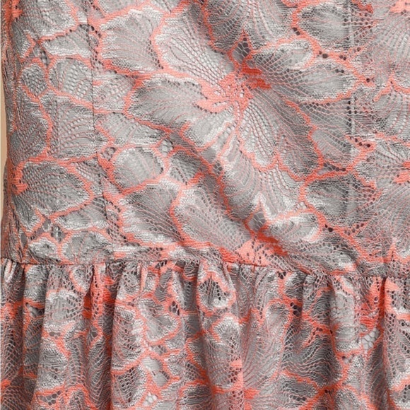 LULUS Ruffle Detail Lace Midi Dress NWT Size Small - Picture 15 of 16